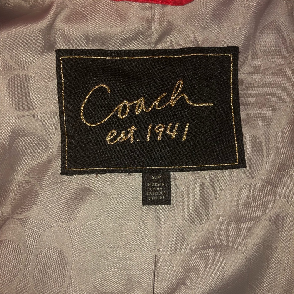 Like New Coach Trench coat - Picture 5 of 7